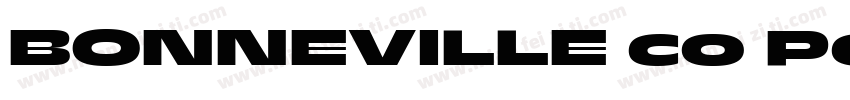 BONNEVILLE co Personal Use字体转换